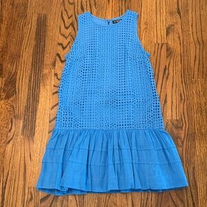 J Crew Eyelet Dress, Size Xs - image 1